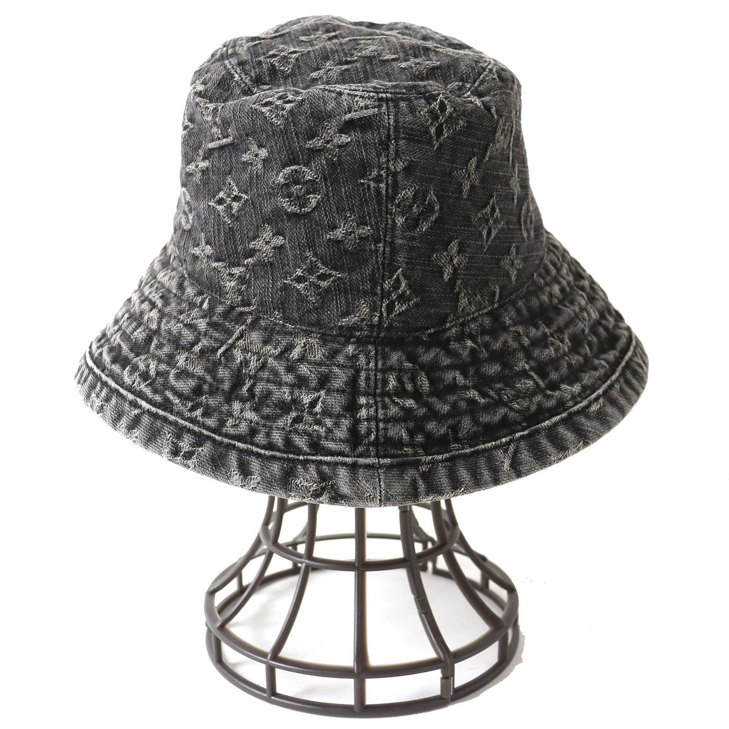 LOUIS VUITTON hat 410907 Main: 100% cotton Black type Women S