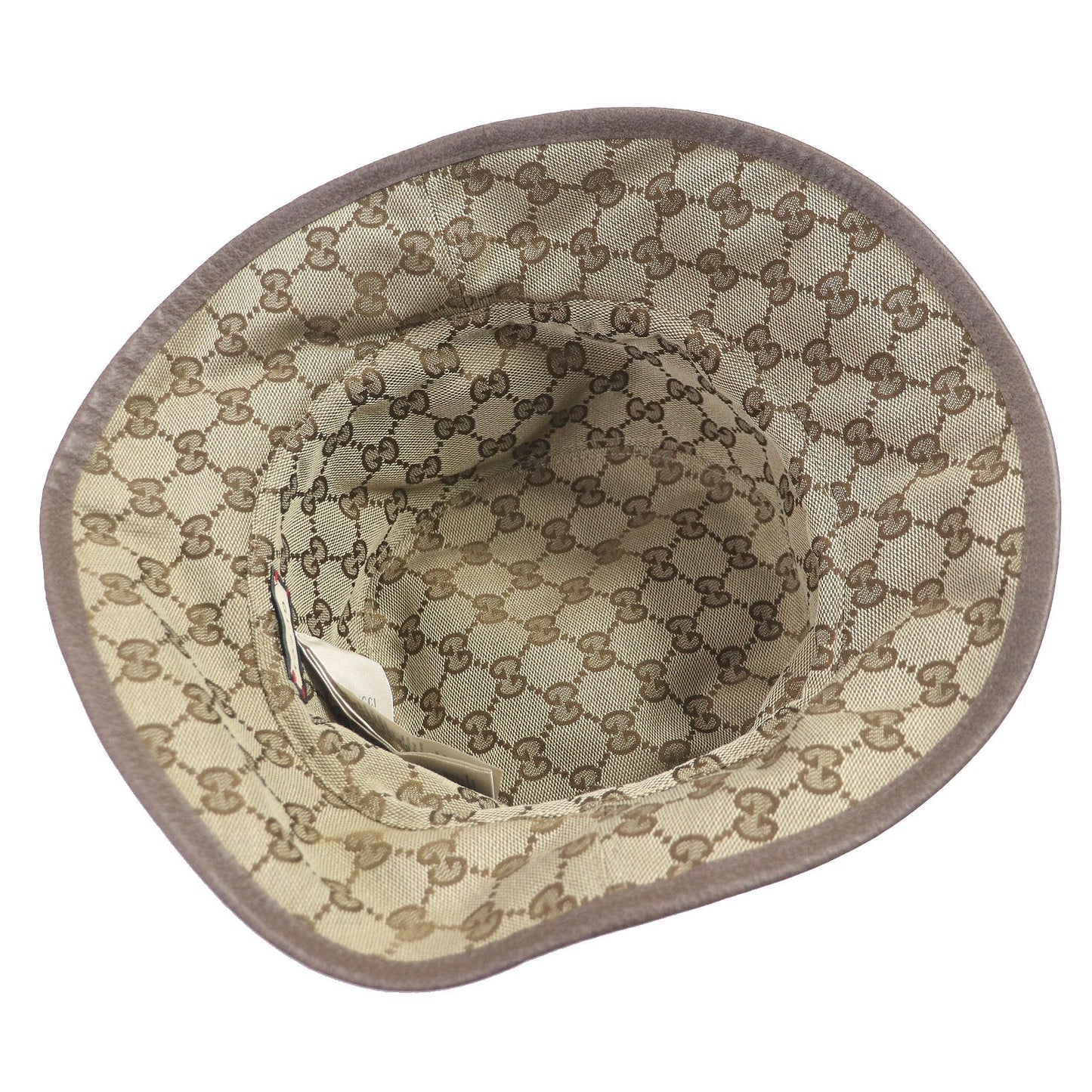 GUCCI Other hats 700851 Outer: 54% wool, Outer: 46% linen, Lining: 68% polyester, Lining: 16% cotton, Lining: 16% nylon beige mens