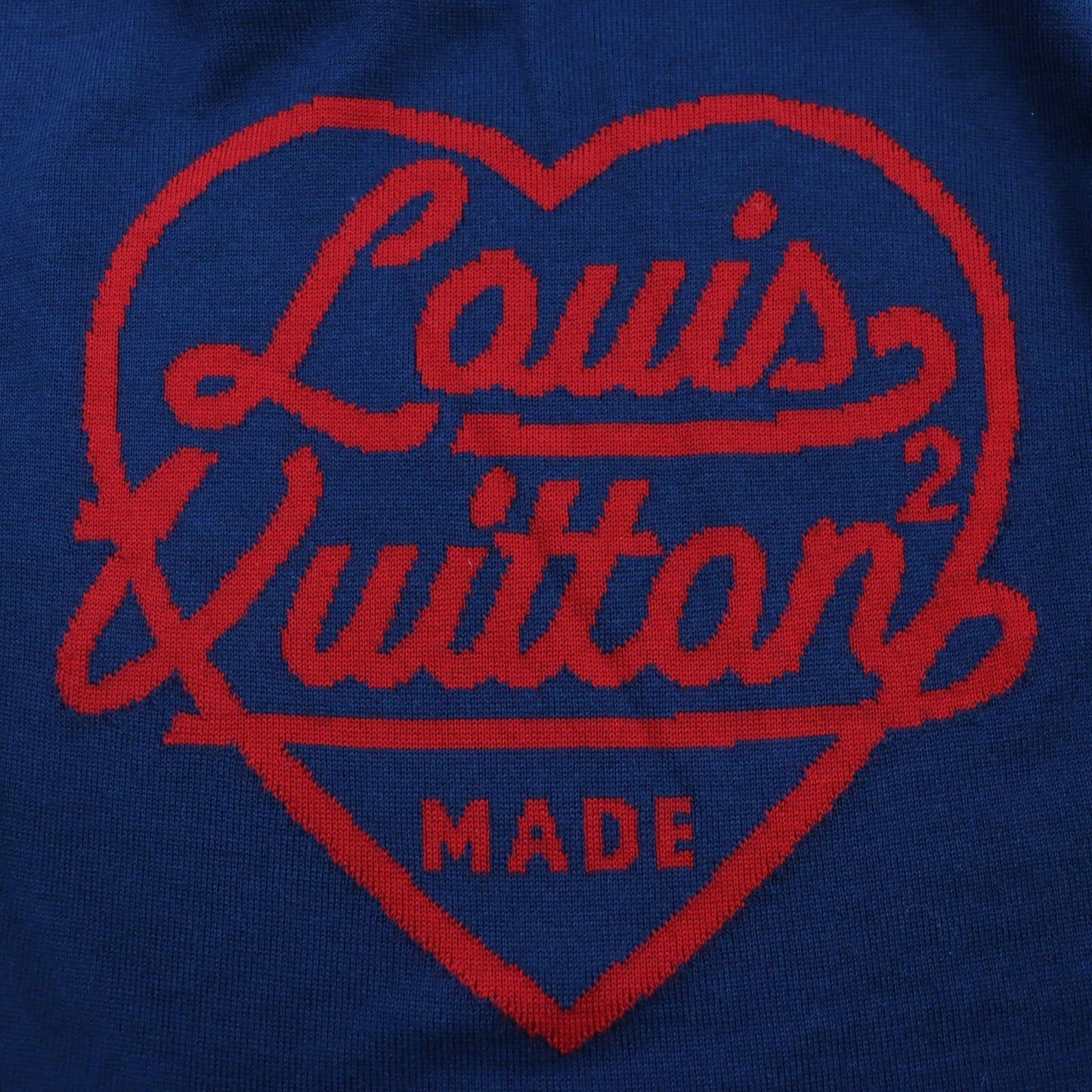 LOUIS VUITTON sweater Main: 100% wool Navy mens XS