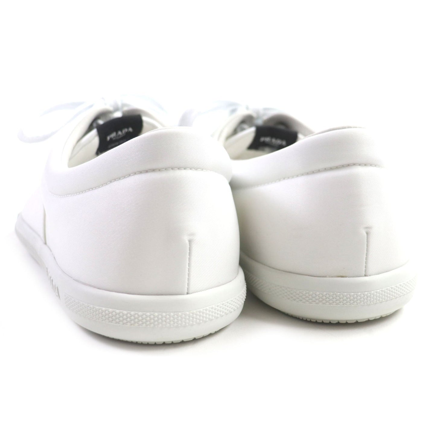PRADA Low cut sneakers 2EG326 Nylon Leather white mens 5