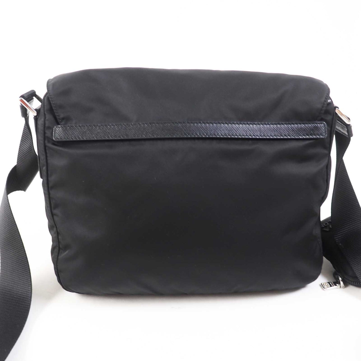 PRADA Shoulder Bag 1BD953 Main: Nylon, Part: Leather NERO Black Re-Nylon Women