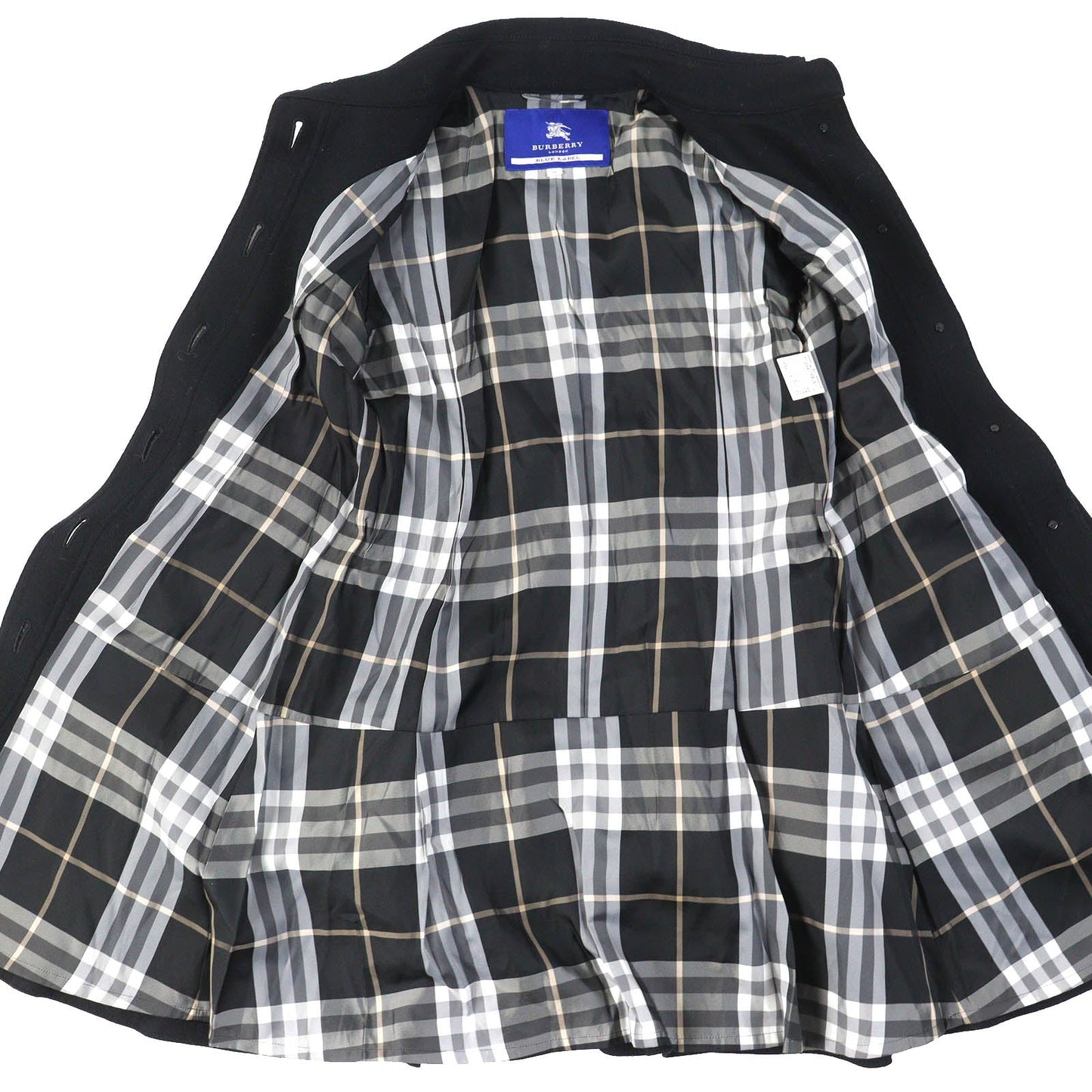BURBERRY BLUE LABEL coat Outer: 100% wool, Lining: Cupra, Lining: Polyester, Sleeve lining: Polyester black Women 38