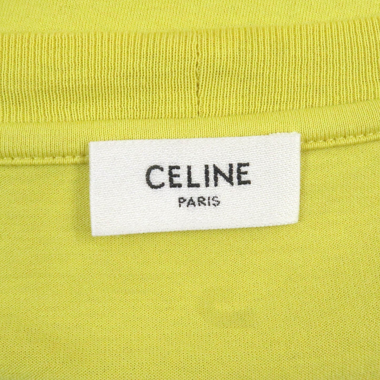 CELINE Short sleeve T-shirt 2X681501X Main: 100% cotton yellow mens M