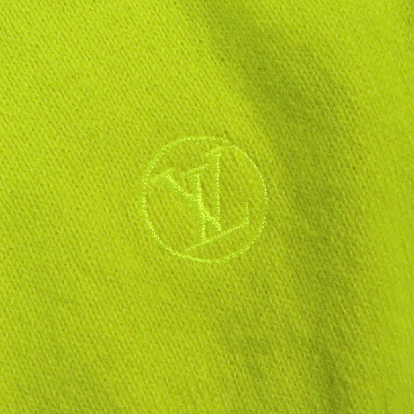 LOUIS VUITTON knit Main: 99% cashmere, Main: 1% wool Neon yellow mens L