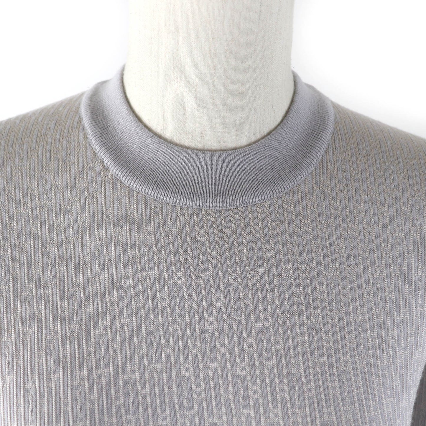 FENDI knit FZX849 Main: 67% wool, Main: 31% viscose, Main: 2% elastane gray Women 40