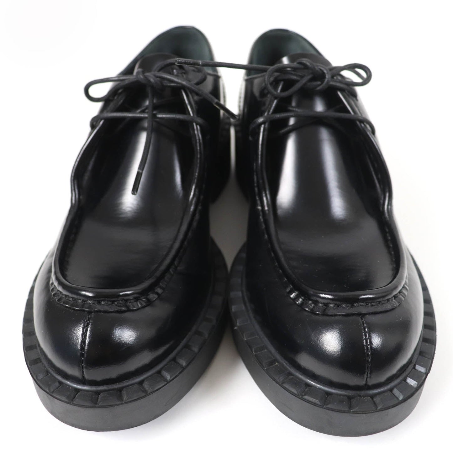PRADA Leather shoes 1E249N Main: Brushed leather black Women 36