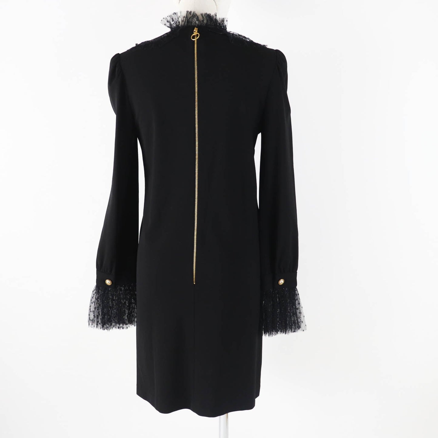 GUCCI one piece 445253 Outer: 98% rayon, Outer: 2% polyurethane, Part: 100% nylon, Part: 70% rayon, Part: 30% nylon Black pink Women S