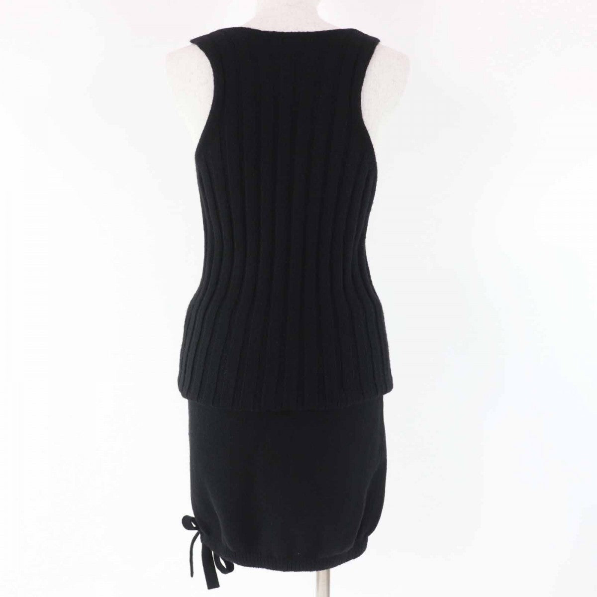 CHANEL one piece 04A P23861 Main: 98% cashmere, Main: 2% elastane black Women 38