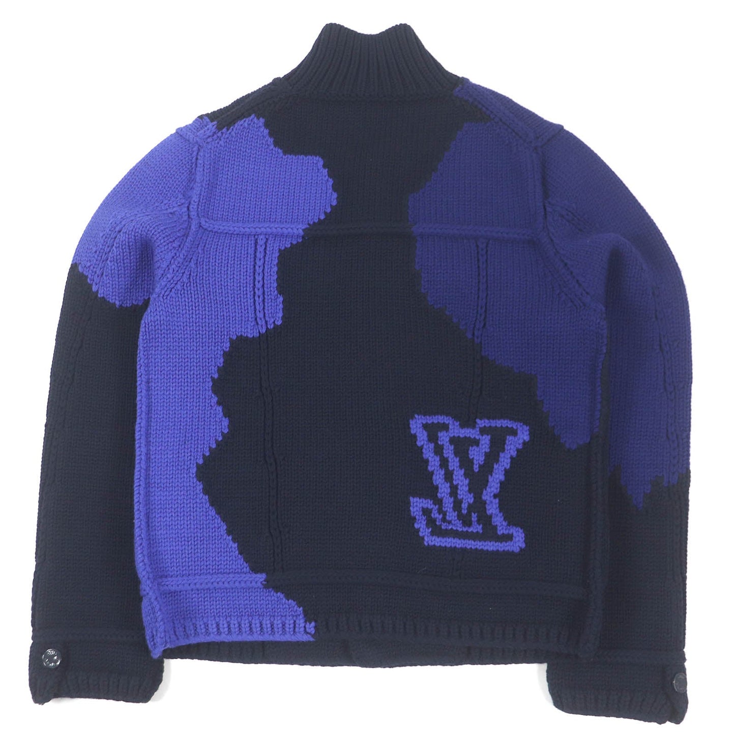 LOUIS VUITTON Jacket wool Navy XL