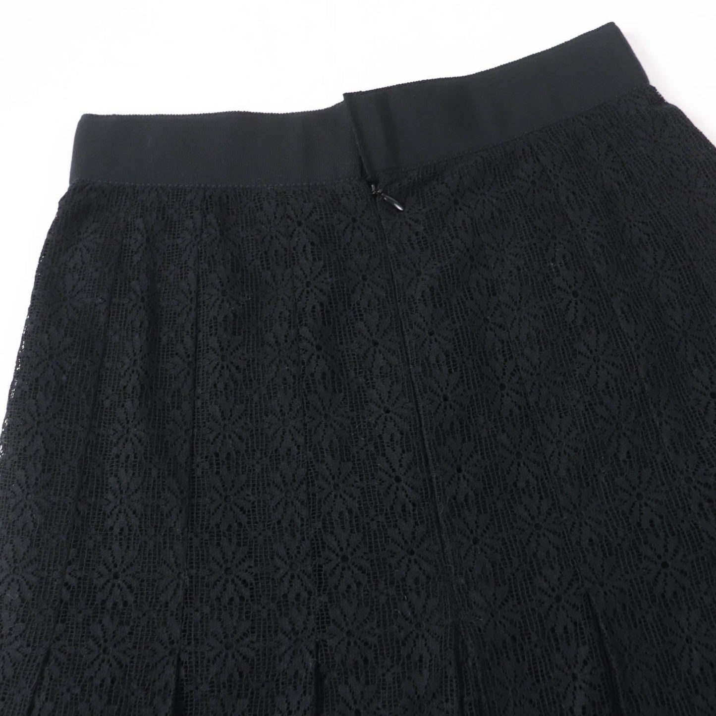 CHANEL Pleated skirt P51456V38481 Main: 94% cotton, Main: 6% nylon, Lining: 100% silk black Women 38