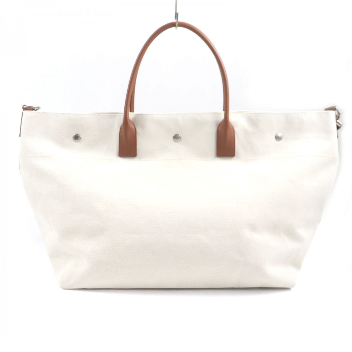 SAINT LAURENT PARIS Tote Bag 685543 Main: Canvas, Main: Leather Beige brown mens