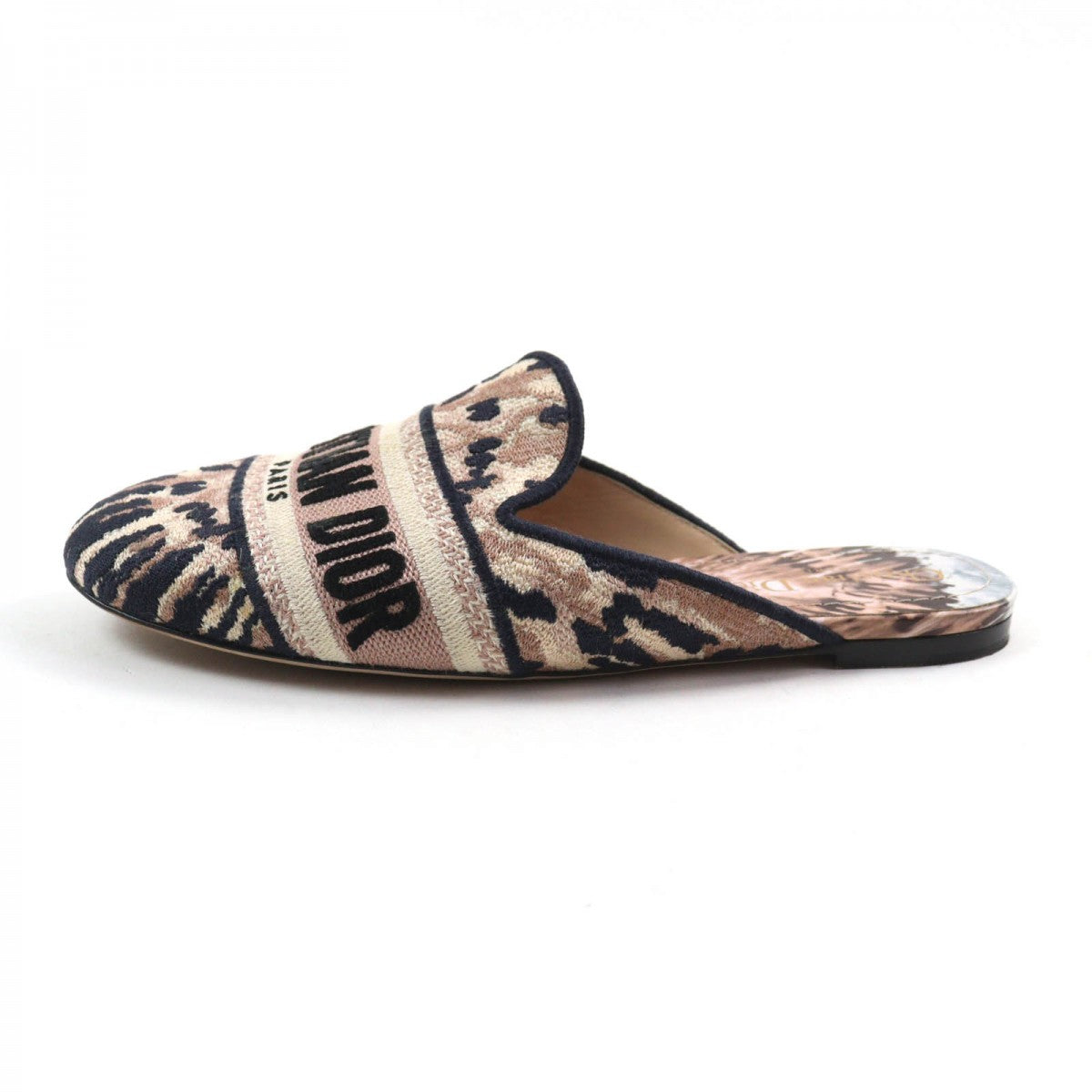 Christian Dior Slip-on Fabric, Leather Multi DIOR OFF Women 37