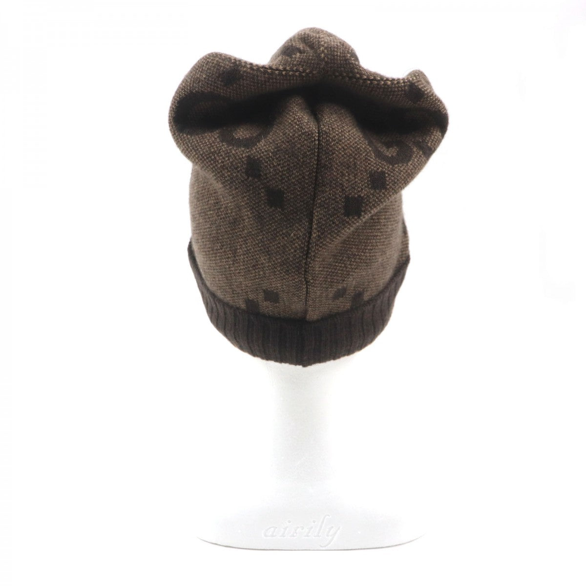 GUCCI Knit cap 676827 Main: 100% cashmere Brown mens M