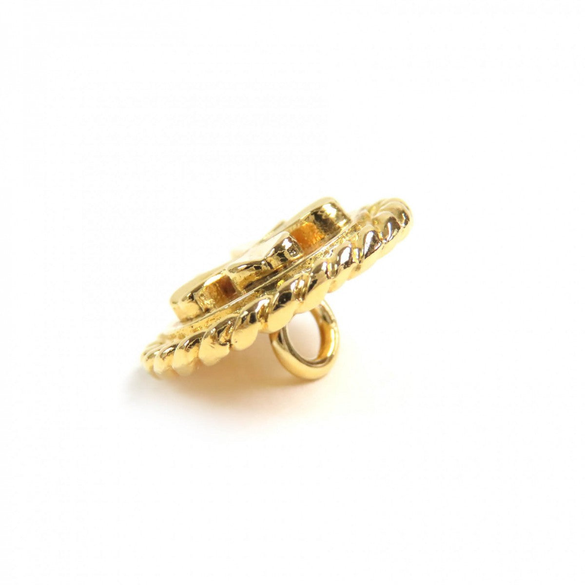 CHANEL Other fashion goods Gold Plated gold 10 pieces set Clover Button Women