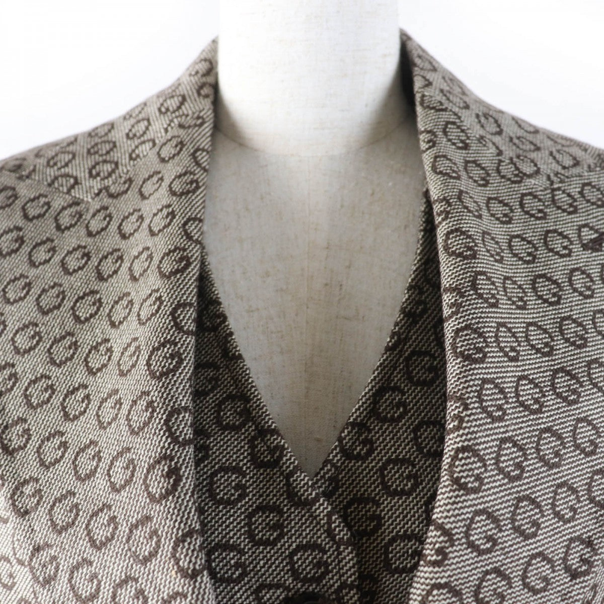 GUCCI ensemble 652629 649337 Main: 100% wool, Lining: 100% rayon Brown Women 36