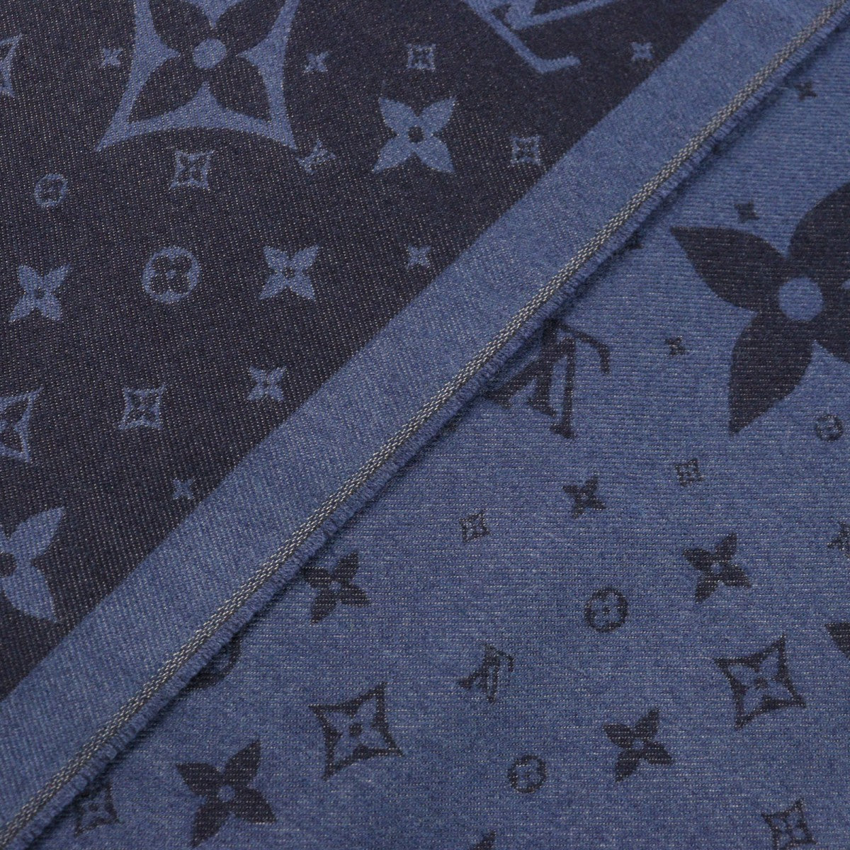 LOUIS VUITTON Stall R98933 Main: 50% silk, Main: 50% wool Navy blue mens