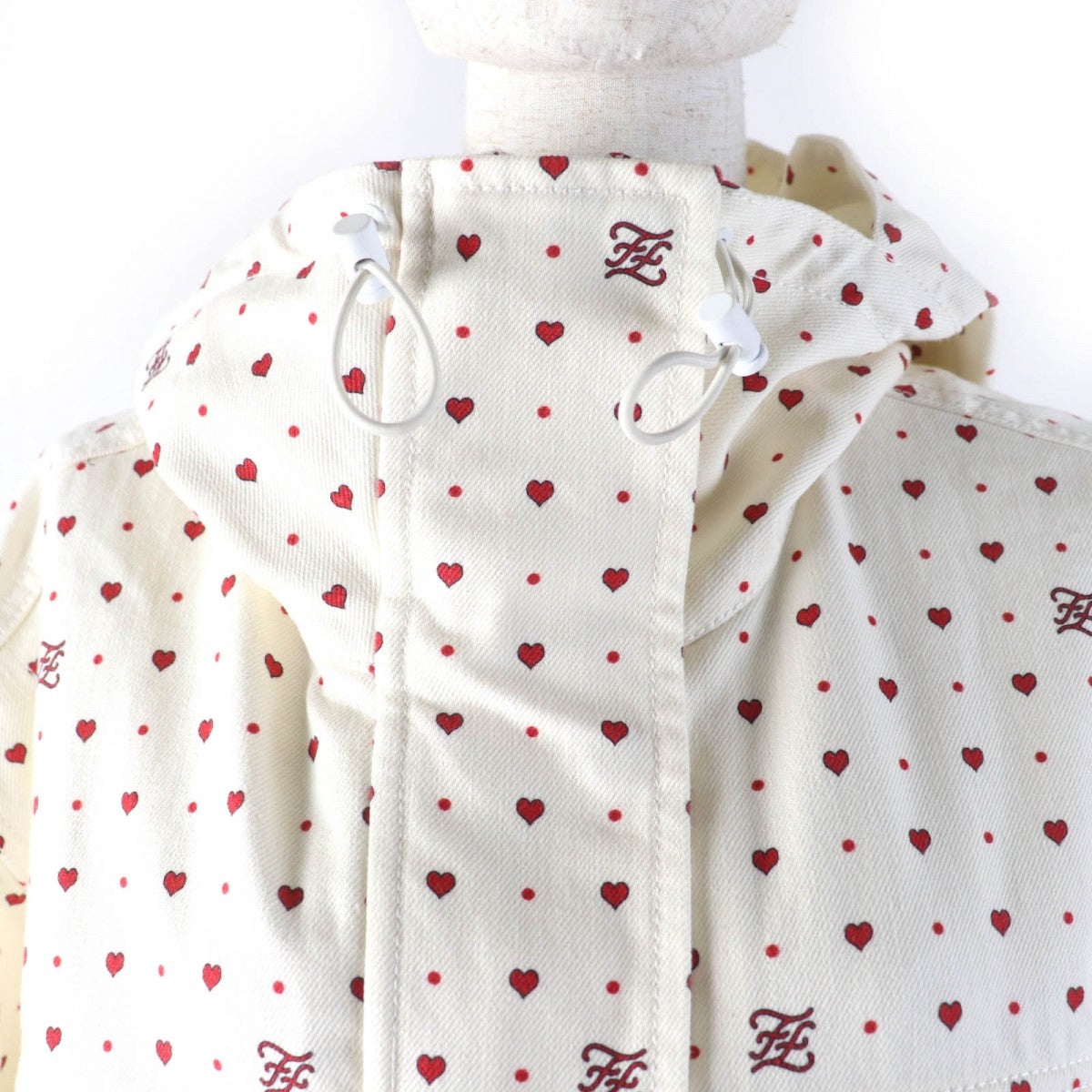 FENDI Denim Jacket FLF648 cotton Ivory 38