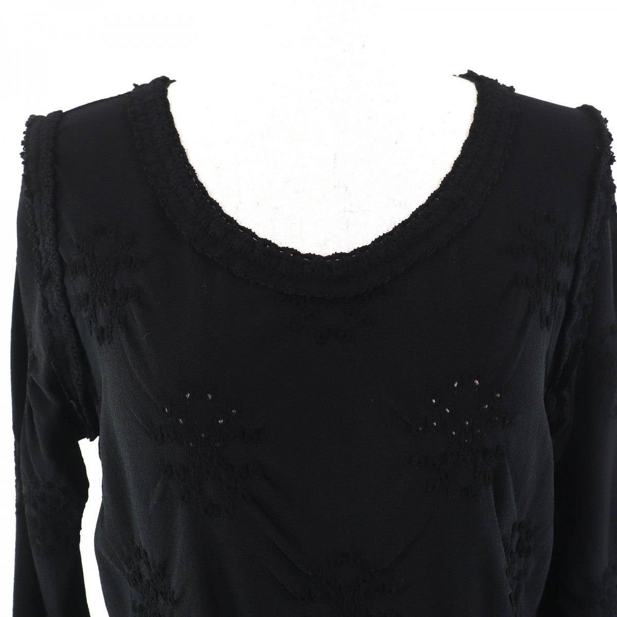 CHANEL one piece P40325 Main: 75% viscose, Main: 25% polyamide black Women 38