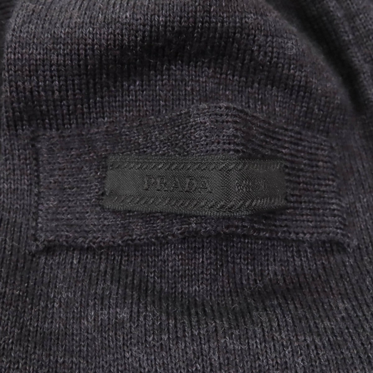 PRADA knit UMA615 wool gray 50
