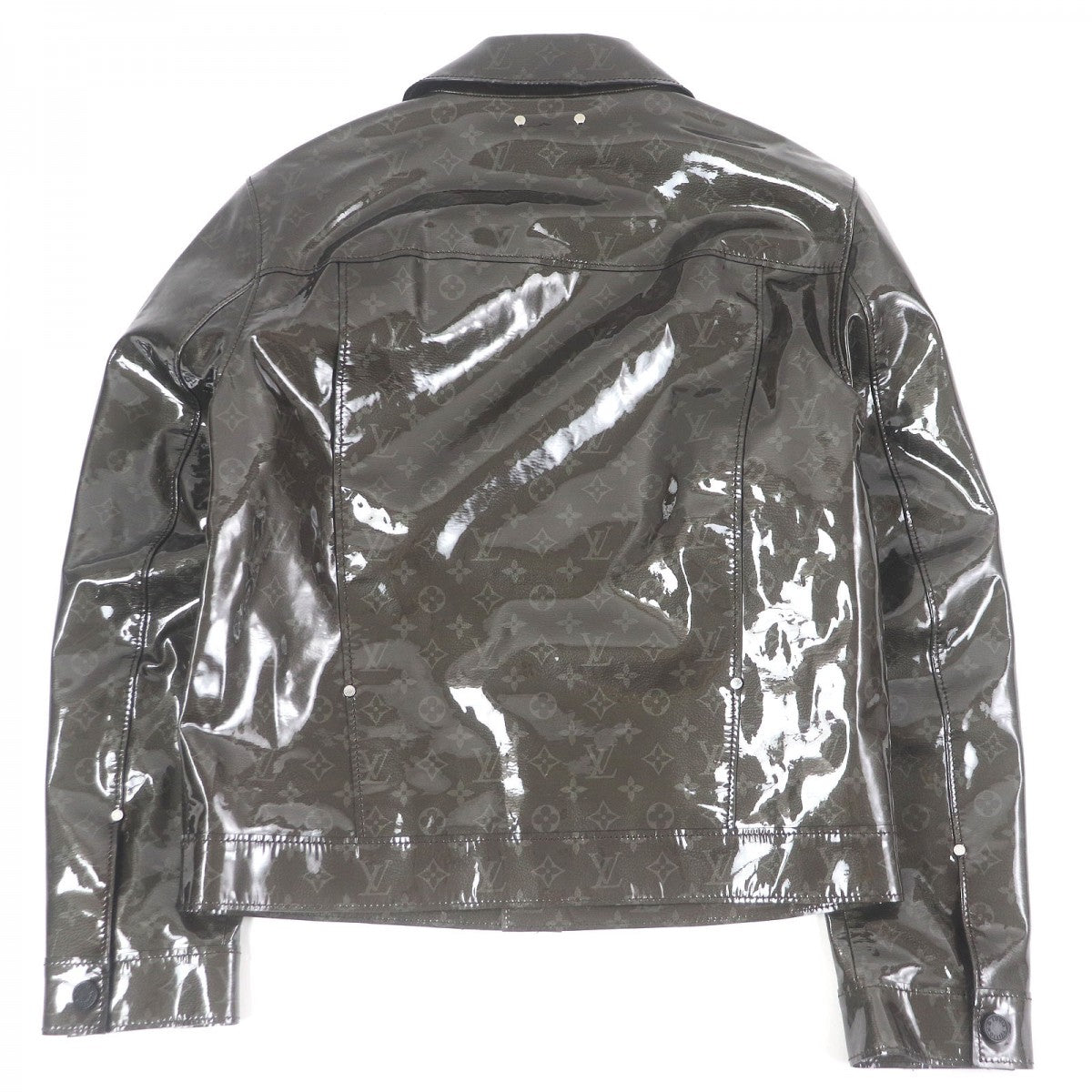 LOUIS VUITTON Jacket Cowhide Brown 50