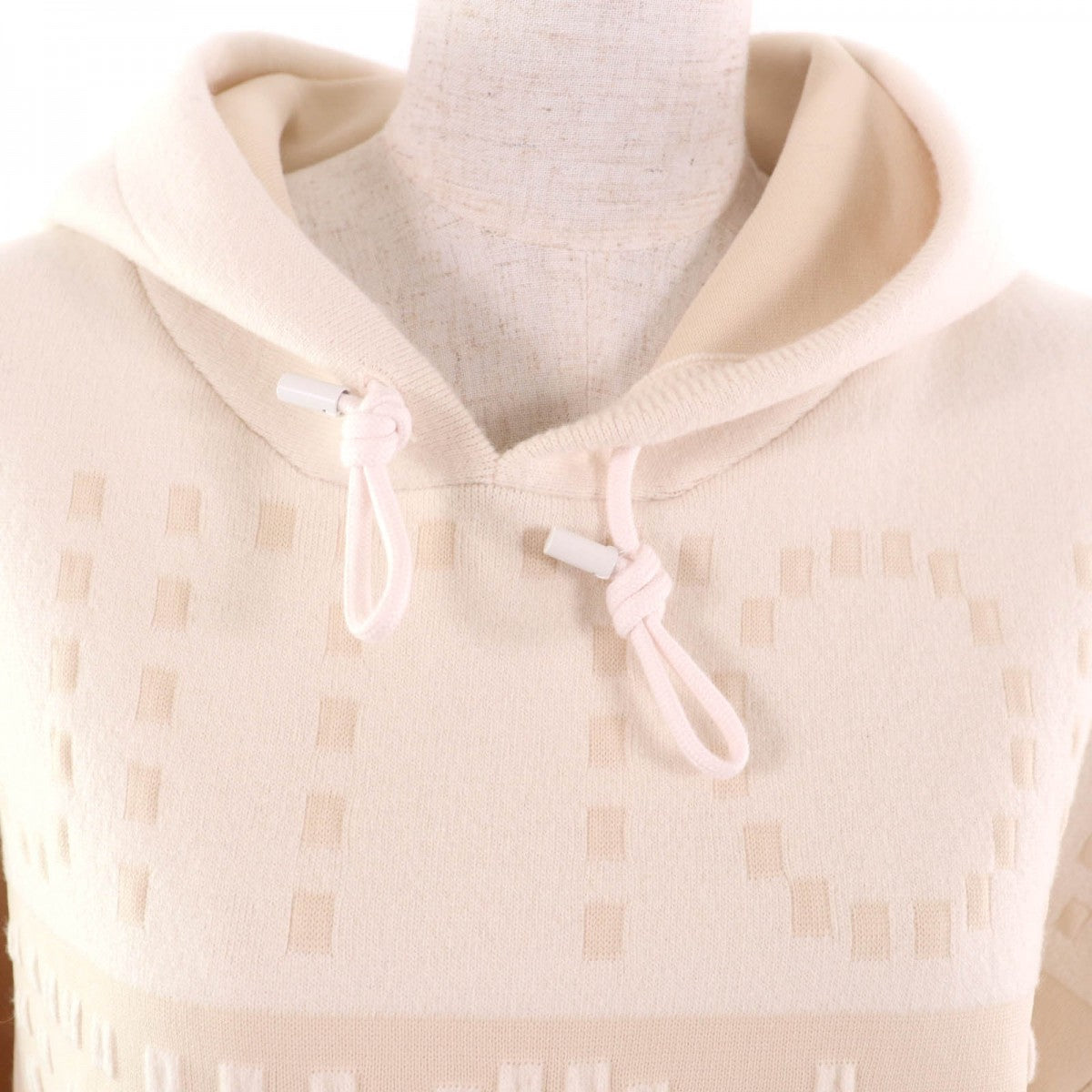LOUIS VUITTON Hoodie wool beige XS