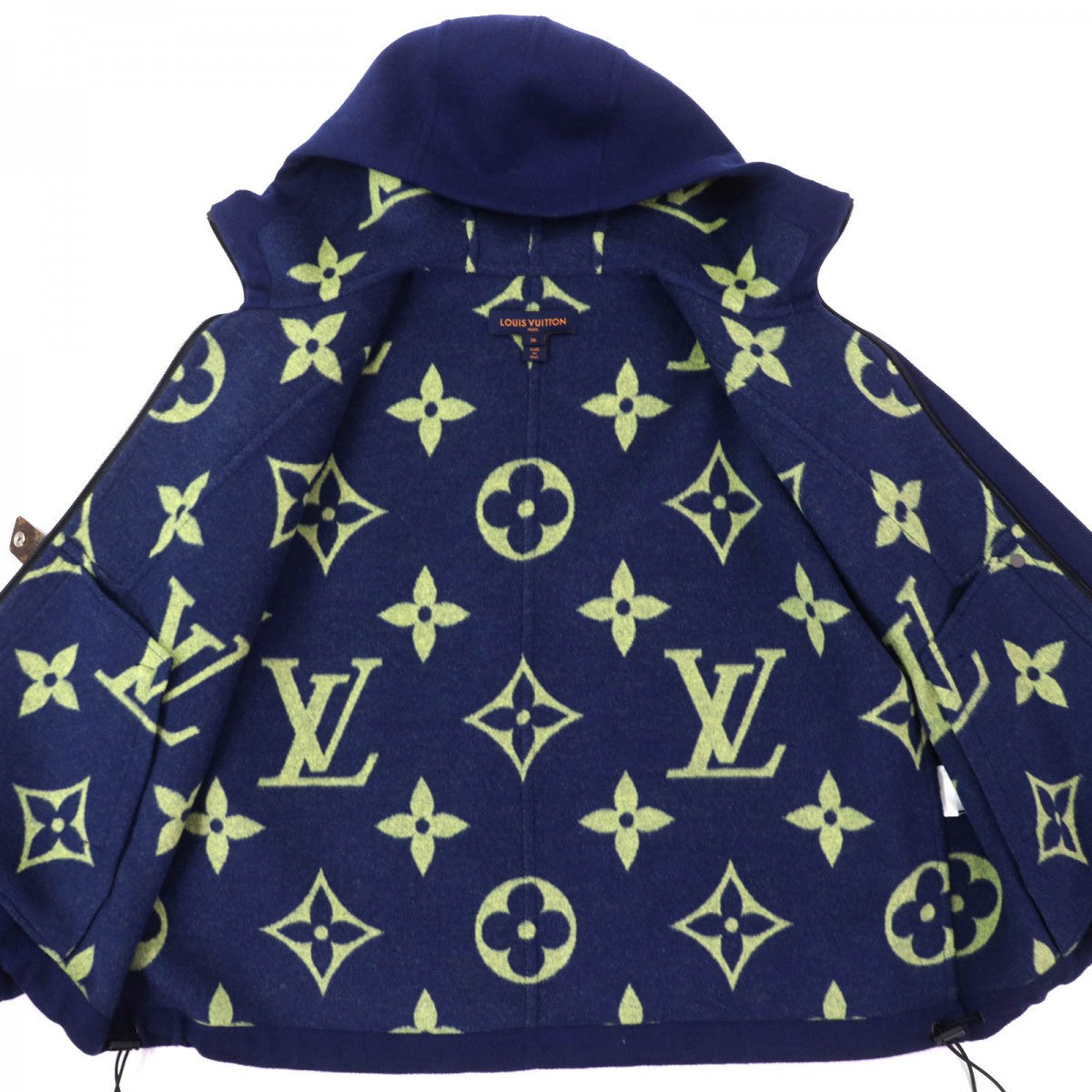 LOUIS VUITTON coat wool Navy 36