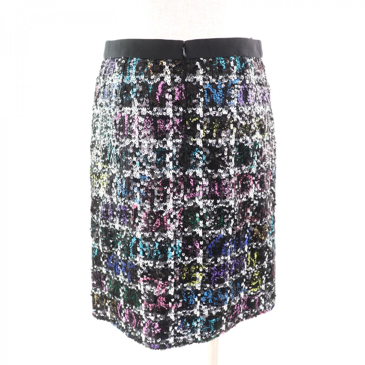 CHANEL skirt 22A P73122 polyester Multi 36