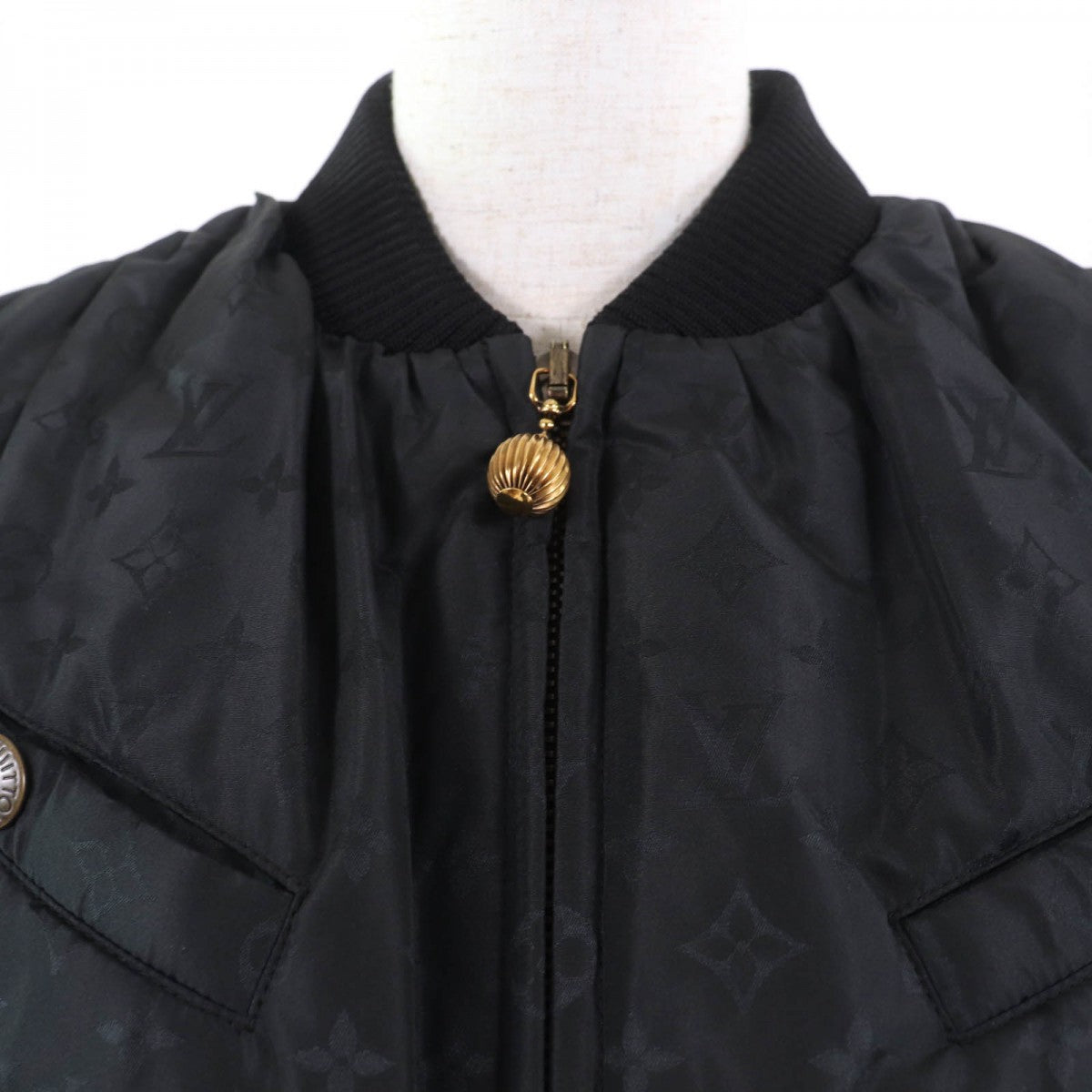 LOUIS VUITTON Jacket polyester black 36