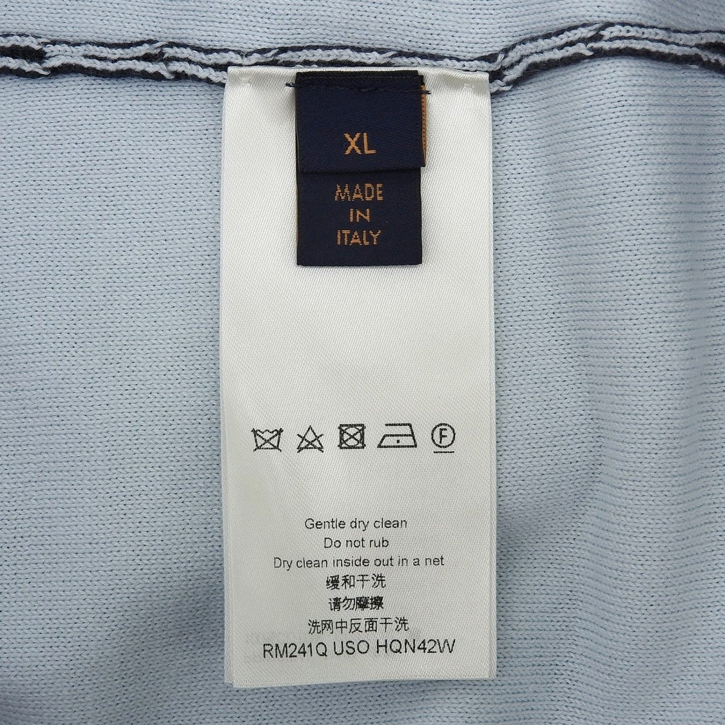 LOUIS VUITTON knit cotton Gray type Gradient Monogram XL