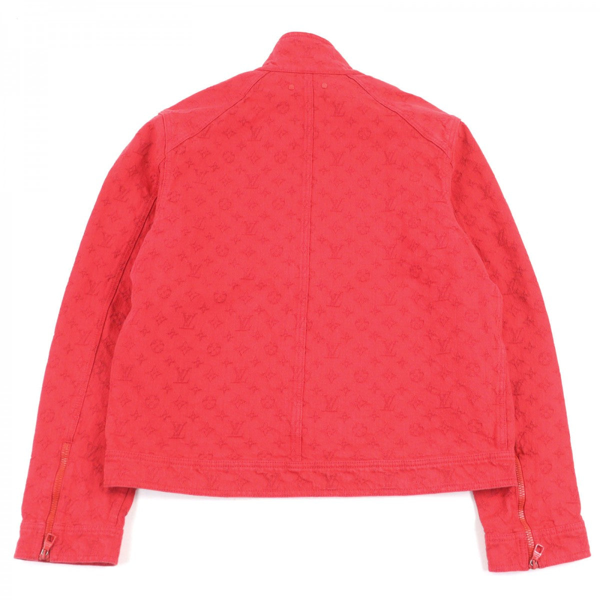 LOUIS VUITTON Denim Jacket 1A5PDR cotton Red 52