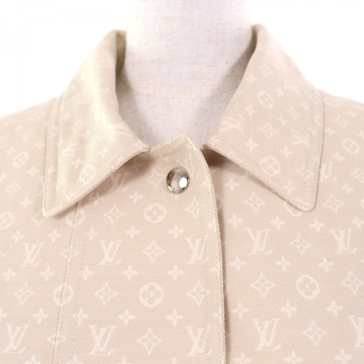 LOUIS VUITTON coat cotton beige 36