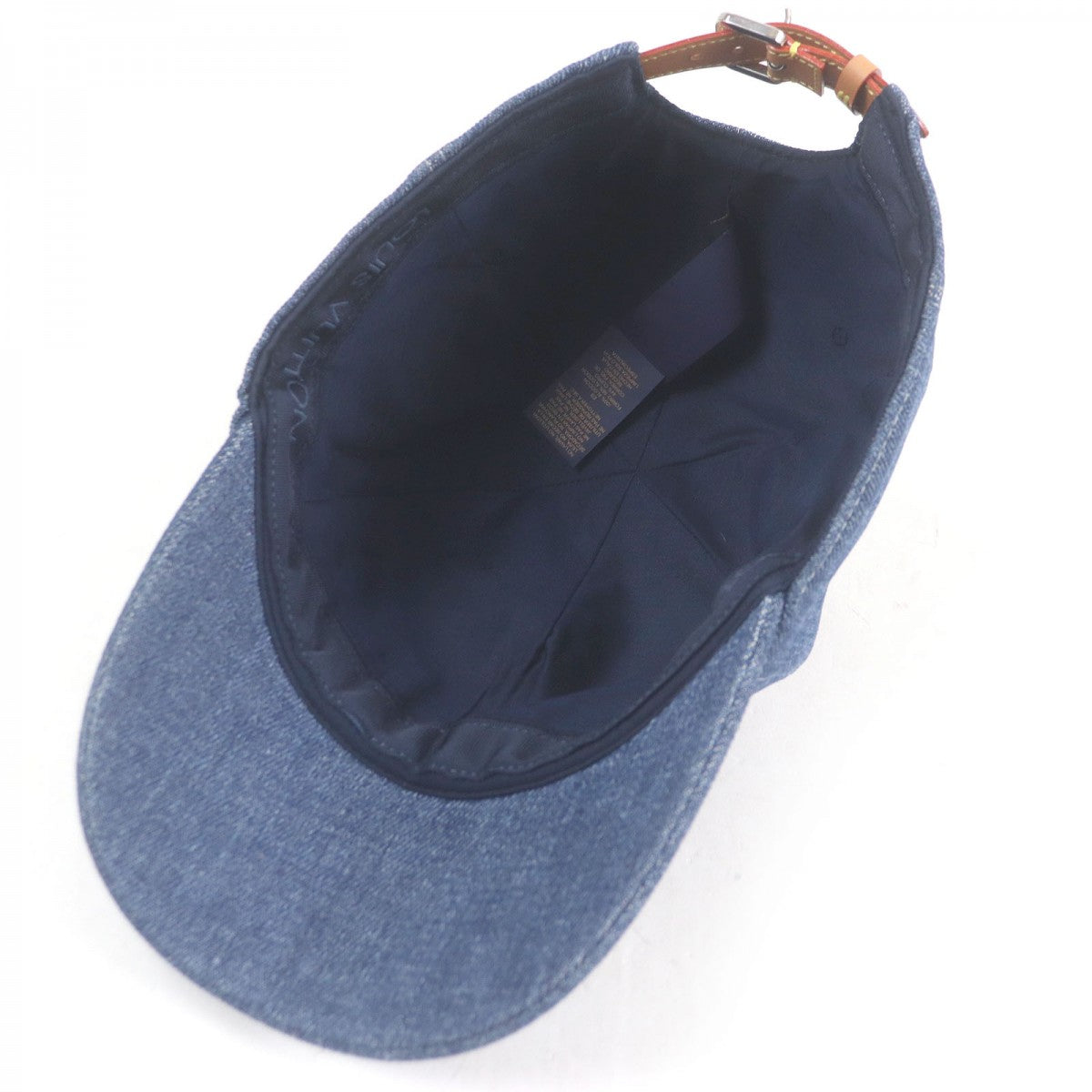 LOUIS VUITTON cap M7009L cotton Indigo blue