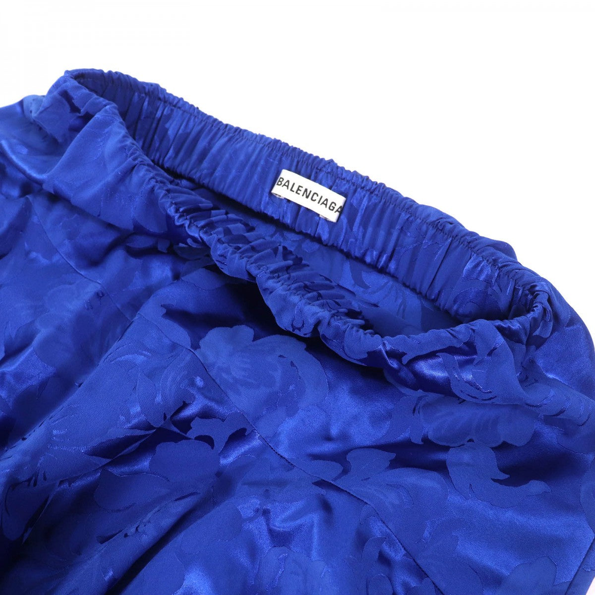 BALENCIAGA flare skirt 625534 Rayon blue 36