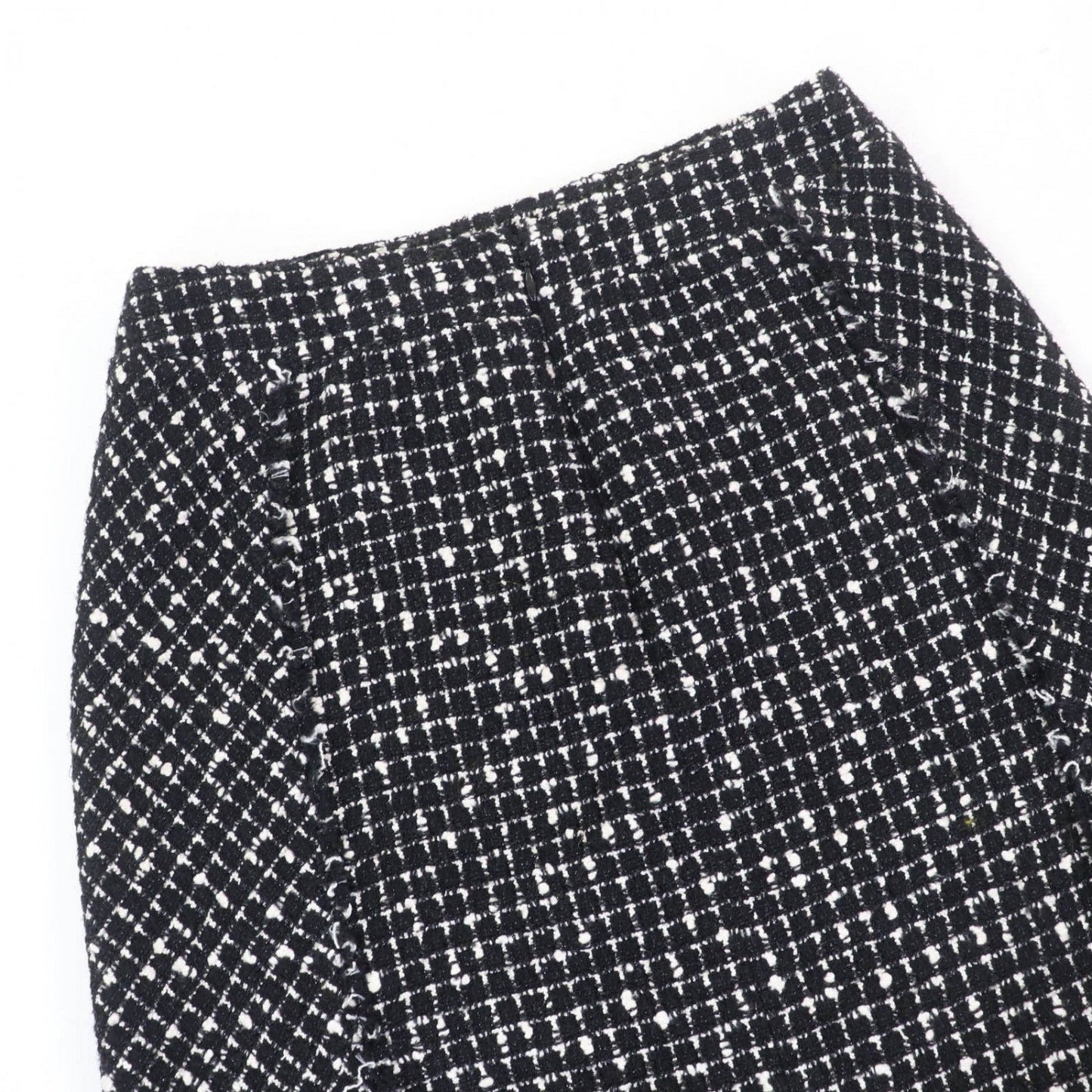 CHANEL Tweed skirt P39620V28543 wool Black type 38