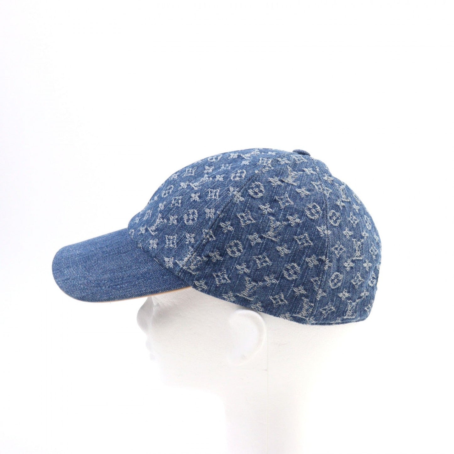 LOUIS VUITTON cap M7276L cotton Indigo blue