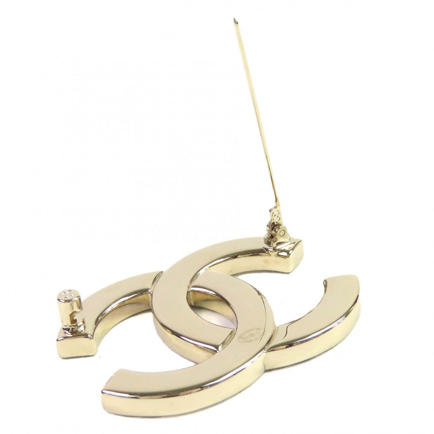 CHANEL Brooch ABE829 B25C Gold Plated Gold black