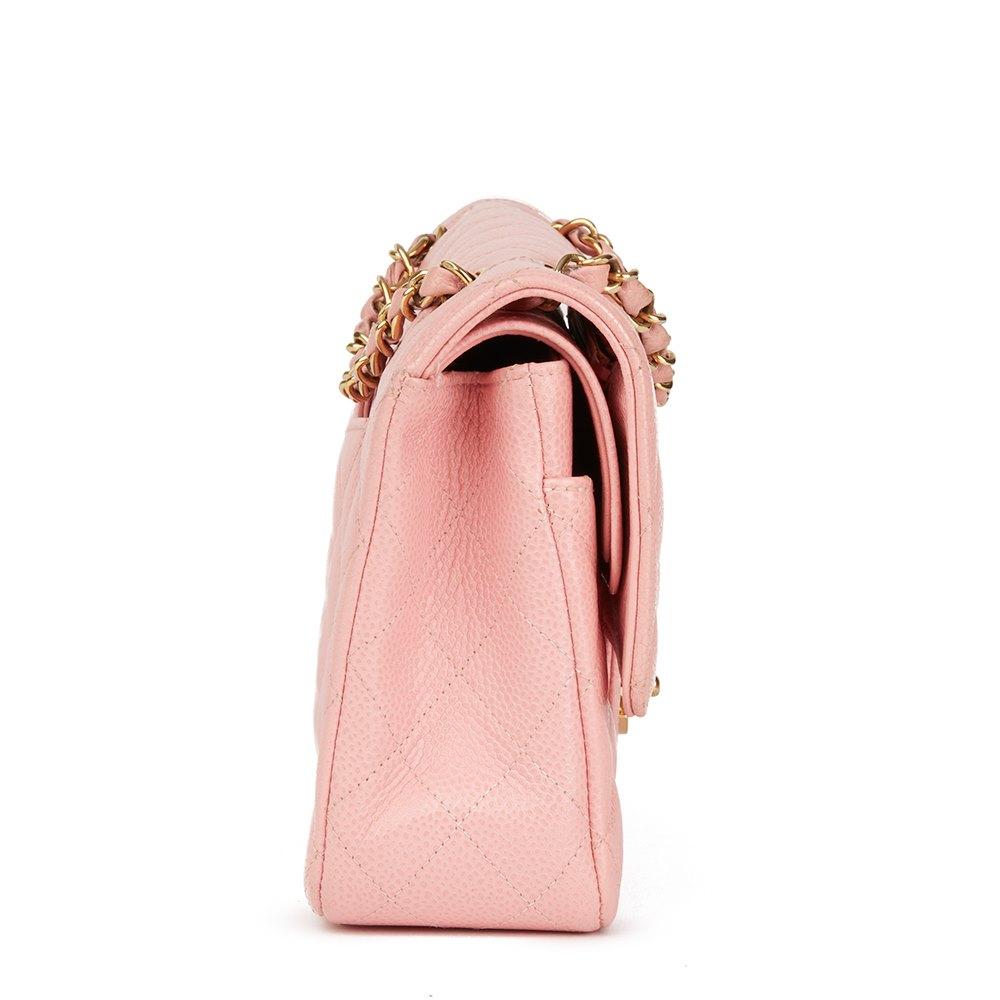 Chanel Classic Clutch With Chain CWC Caviar Pink SiLouis Vuittoner-Toned