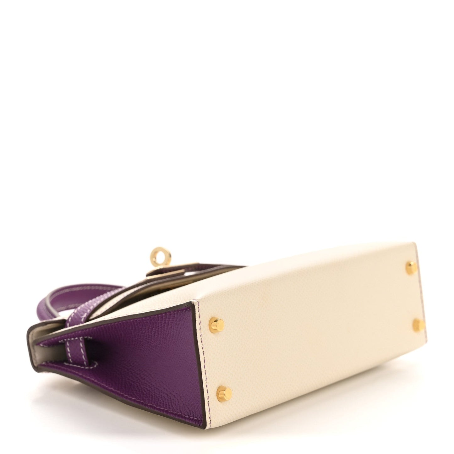 Hermes Epsom Mini Horseshoe Kelly Sellier 20 Craie Anemone