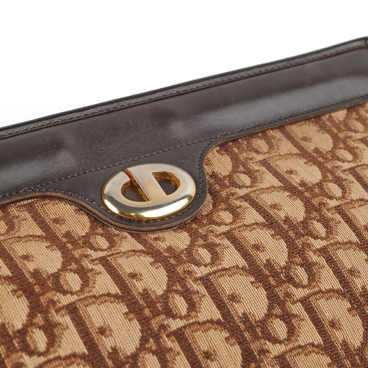 Christian Dior Brown Clutch