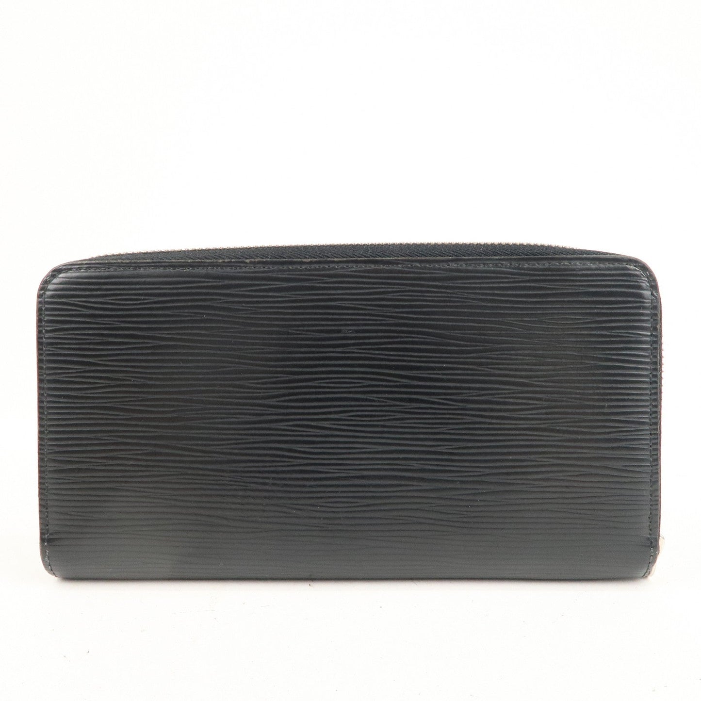 Louis Vuitton Epi Zippy Wallet Zip Round Wallet Noir M60072