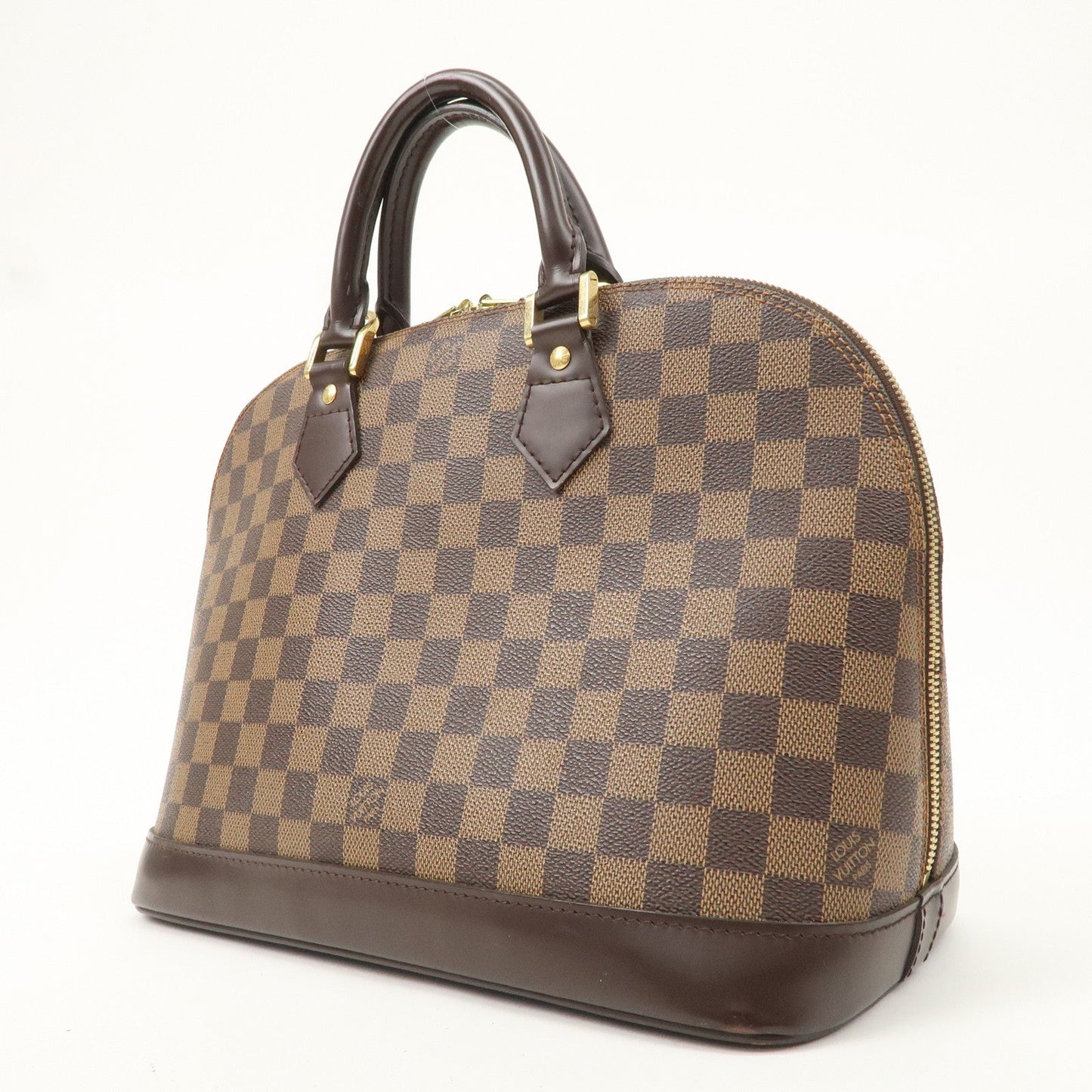 Louis Vuitton Damier Alma PM Hand Bag Brown N51131