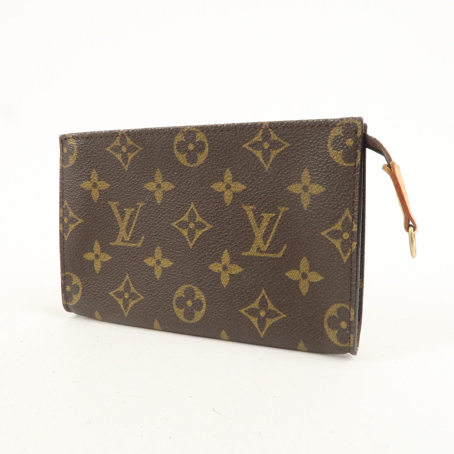 Louis Vuitton Monogram Set of 3 Pouch for Bucket PM Brown
