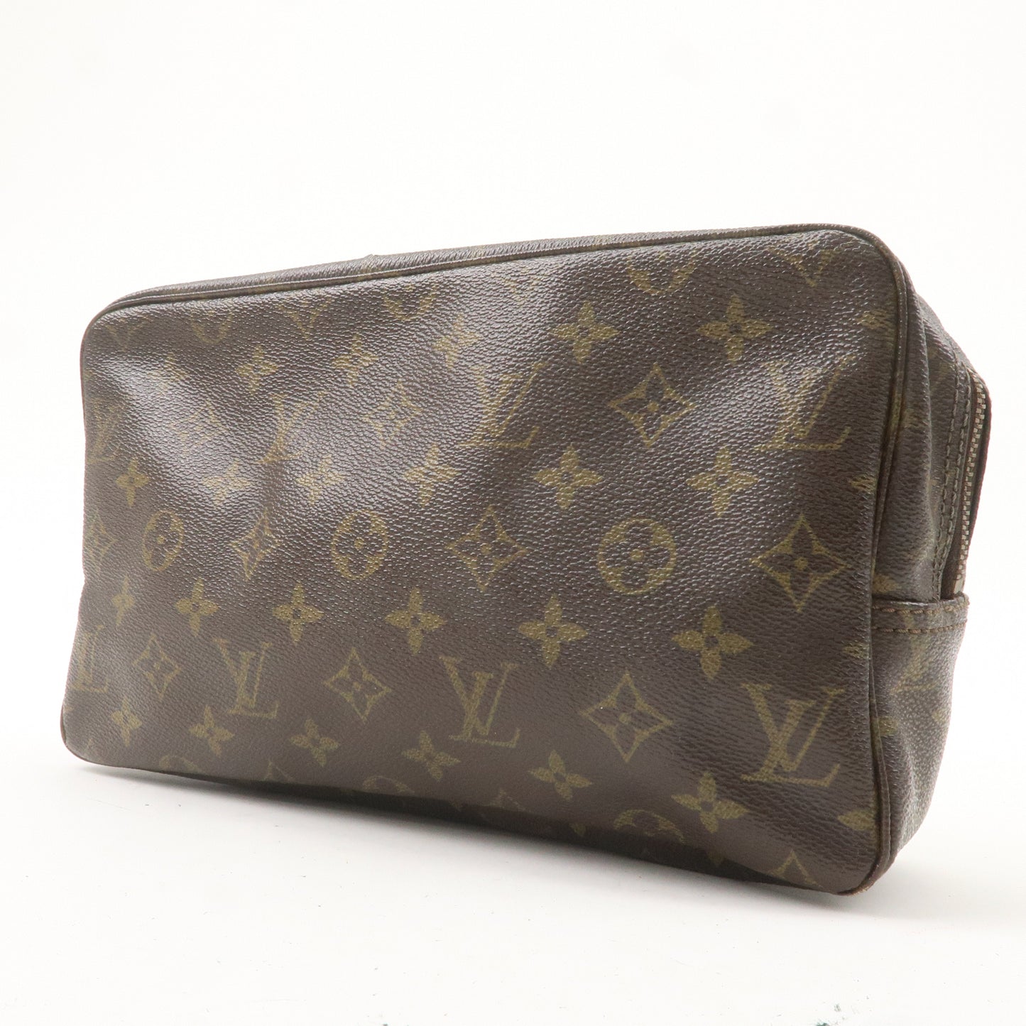 Louis Vuitton Monogram Trousse Toilette 28 Pouch Brown M47522