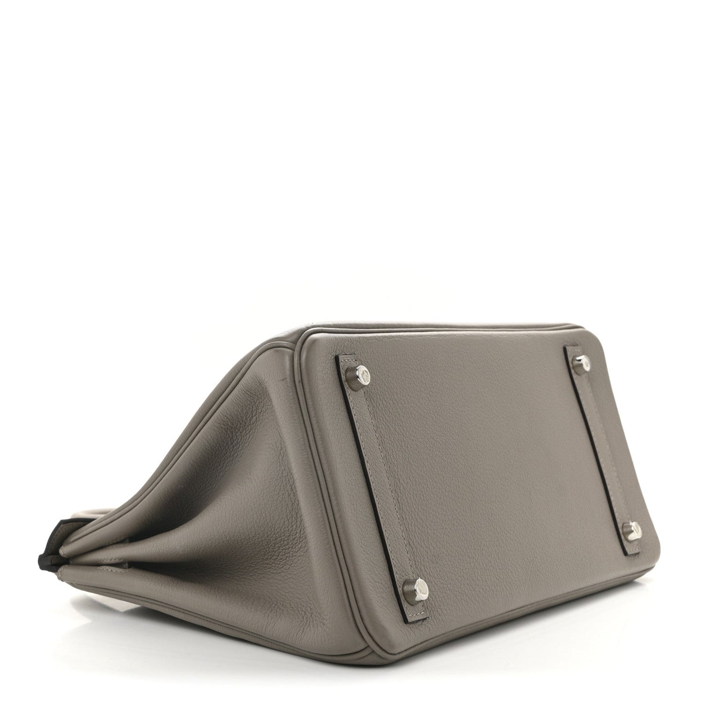 Hermes Taurillon Novillo Birkin 30 Gris Asphalte