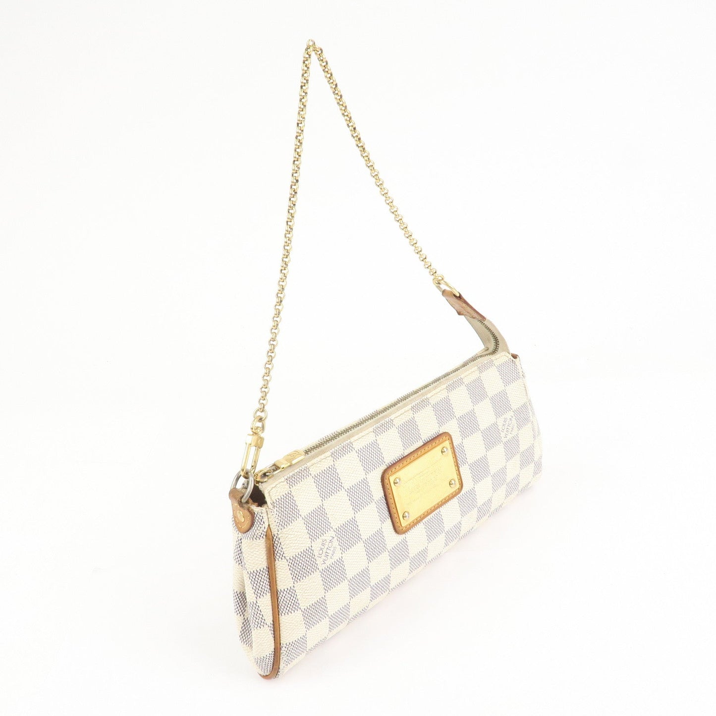 Louis Vuitton Damier Azur Eva 2 Way Pouch Shoulder Bag N55214