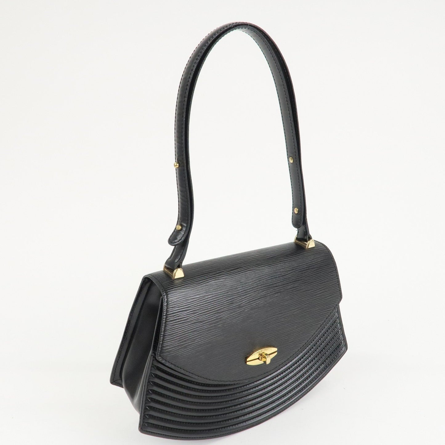 AuthenticLouis Vuitton Epi Tilsit Shoulder Bag Hand Bag Noir M52482