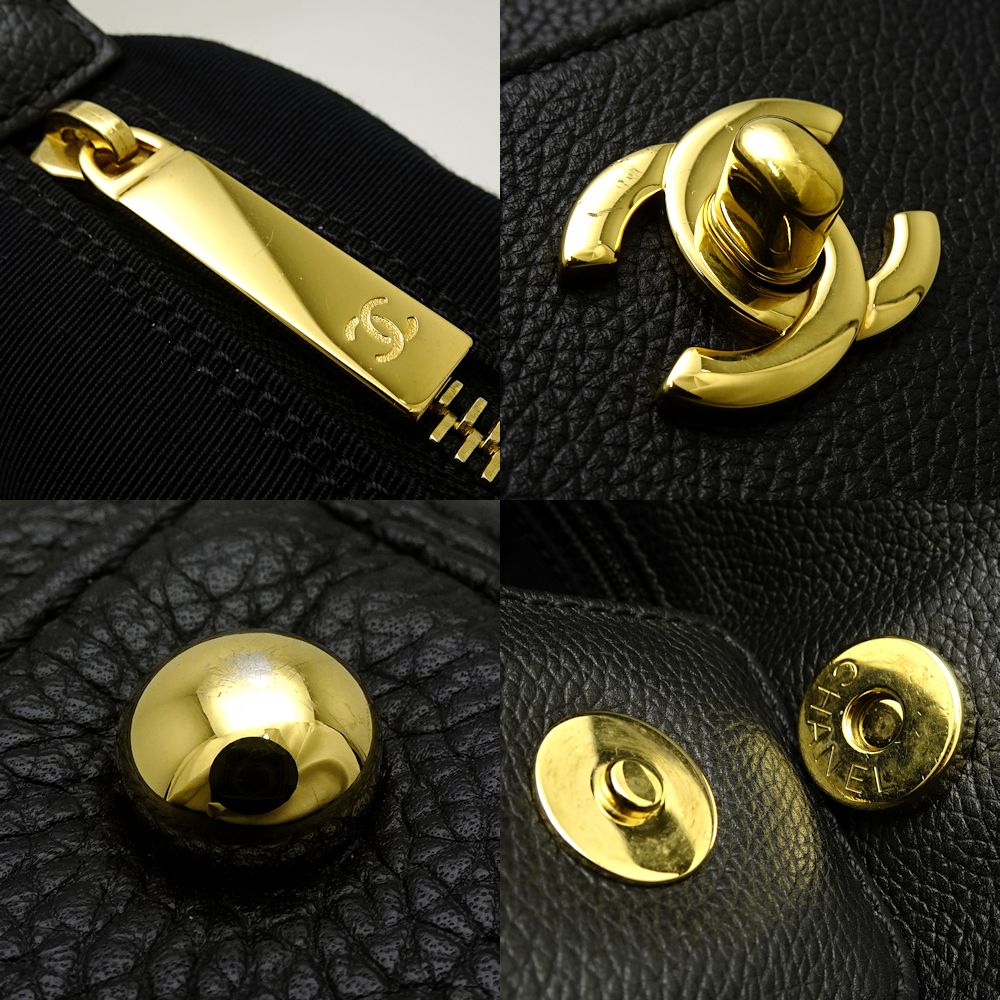 Chanel Executive Tote Bag Caviar Skin Black