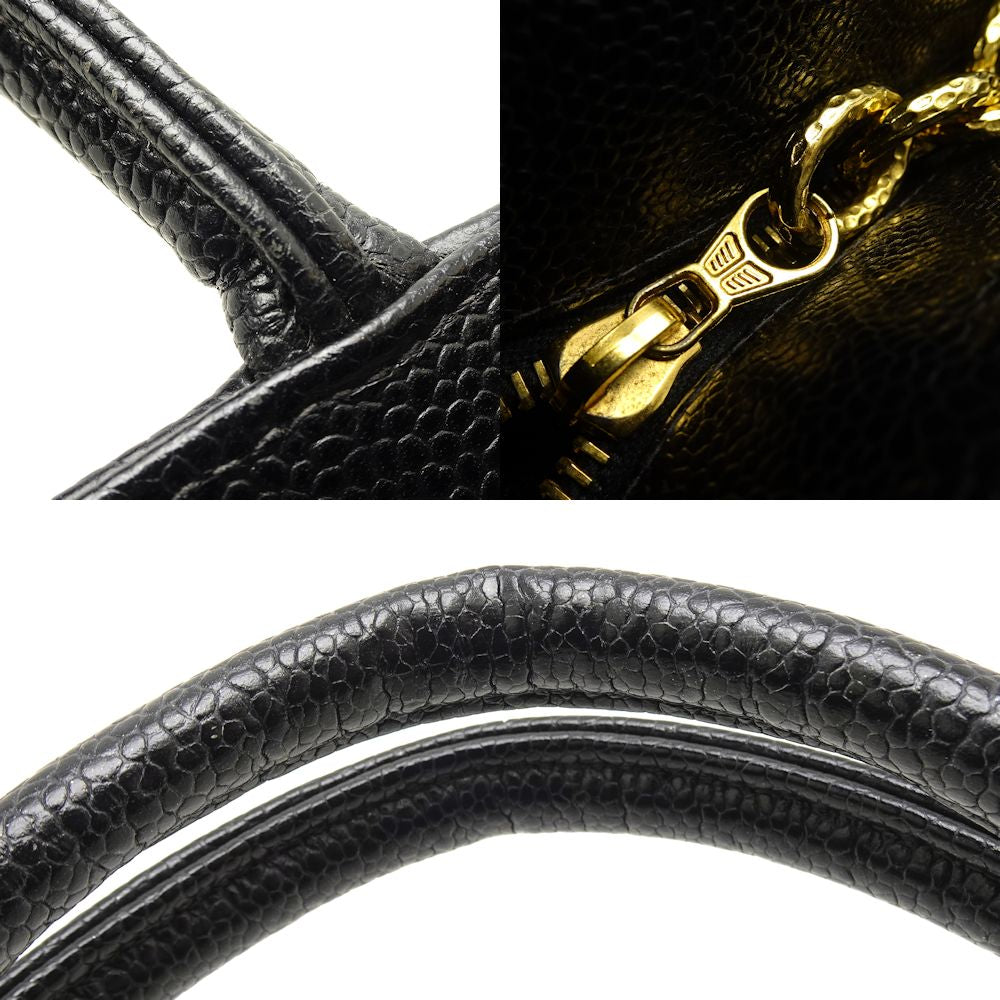 Chanel Reissue Tote Bag Caviar Skin Black