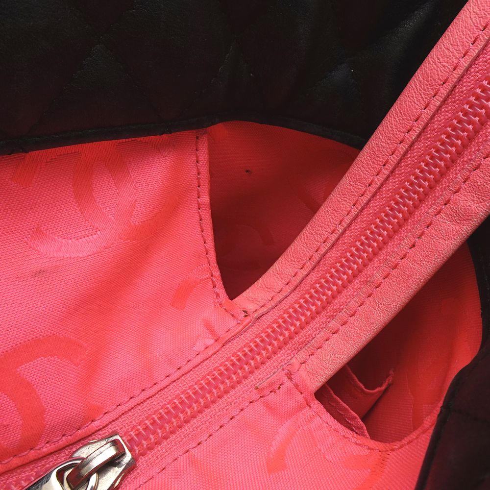Chanel Cambon Line Tote Bag Large Calf Black