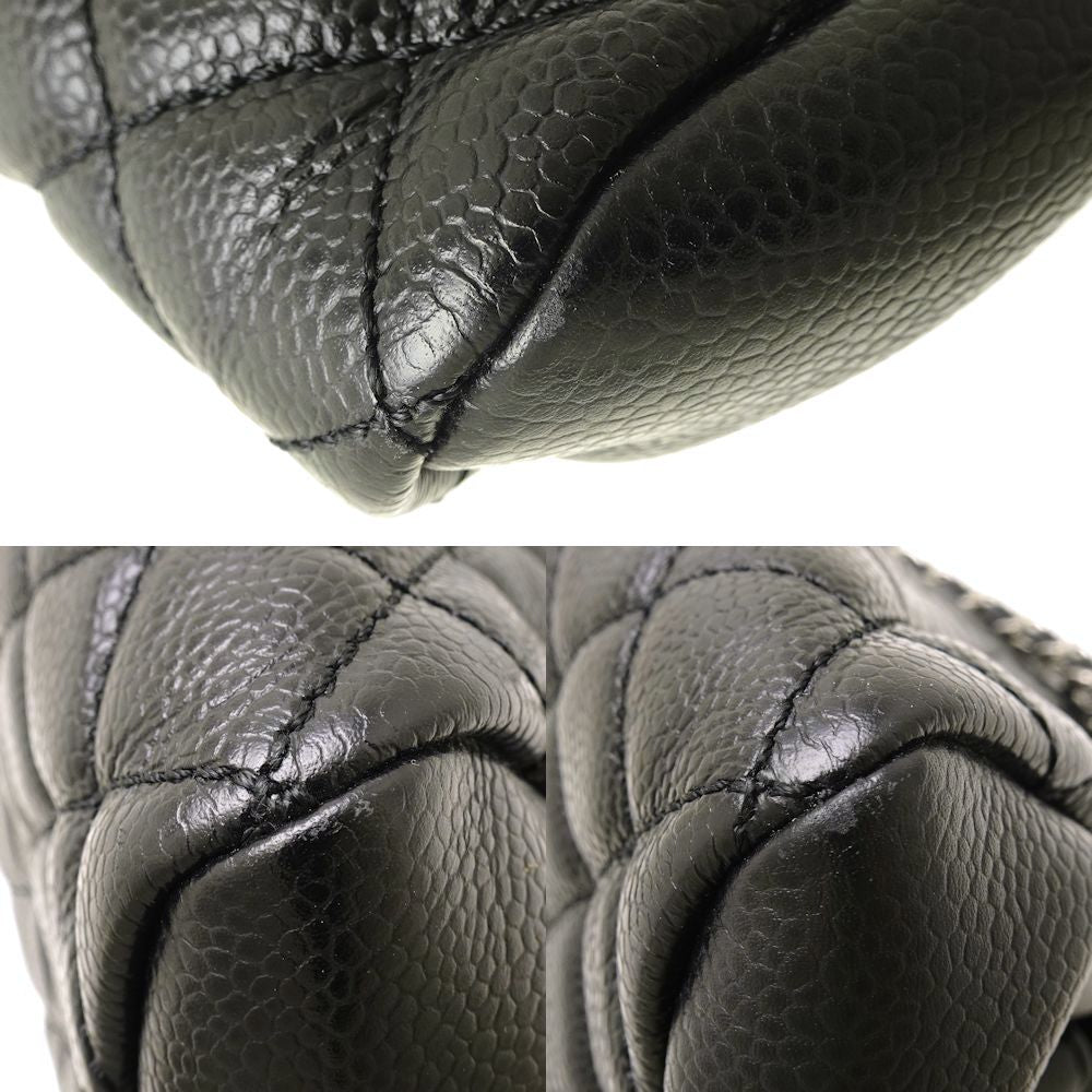 Chanel Mademoiselle Bowling Bag Caviar Skin Black